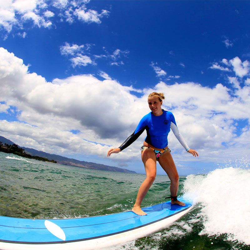 Beginner Surf Lessons on the North Shore of Oahu